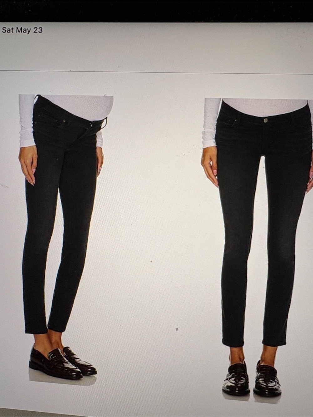 Hatch Under Belly Slim Leg Jeans 28
